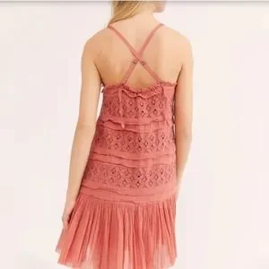 Free People Dresses Free People Shailee Slip Dress Copper Rose